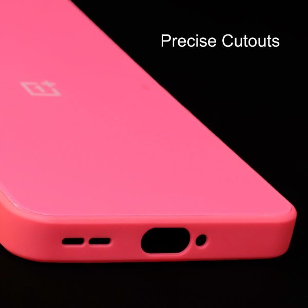 Dark Pink camera Safe mirror case for Oneplus 9RT - The Hatke
