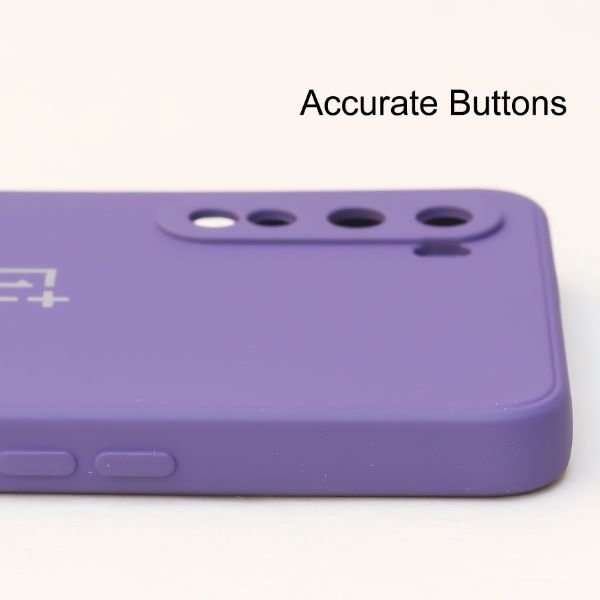 Dark Purple Candy Silicone Case for Oneplus Nord - The Hatke