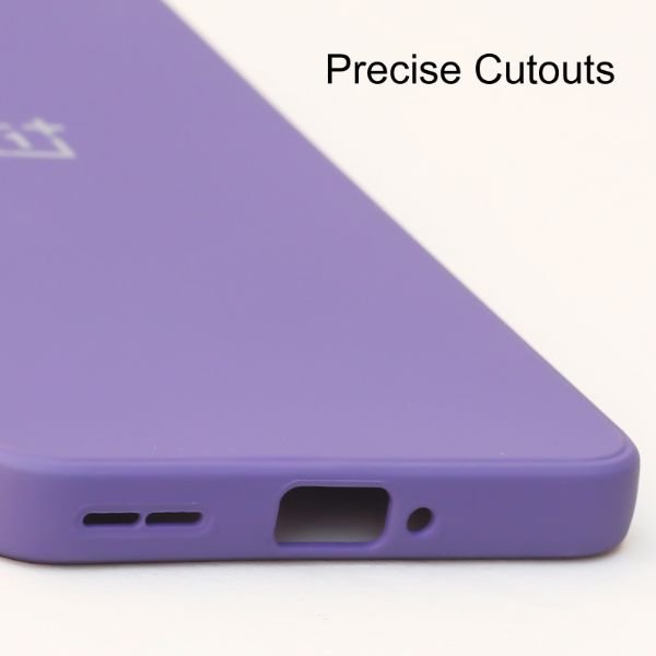 Dark Purple Candy Silicone Case for Oneplus Nord - The Hatke