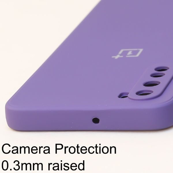 Dark Purple Candy Silicone Case for Oneplus Nord - The Hatke