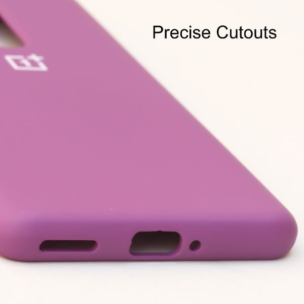 Dark Purple Original Silicone case for Oneplus 8 Pro - The Hatke