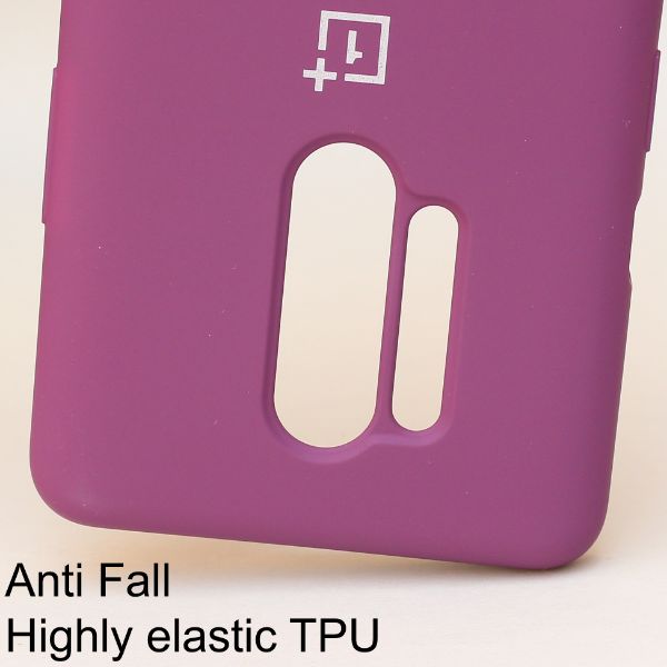 Dark Purple Original Silicone case for Oneplus 8 Pro - The Hatke