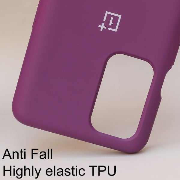 Dark Purple Original Silicone case for Oneplus 9R - The Hatke