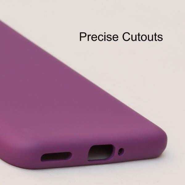Dark Purple Original Silicone case for Oneplus 9R - The Hatke