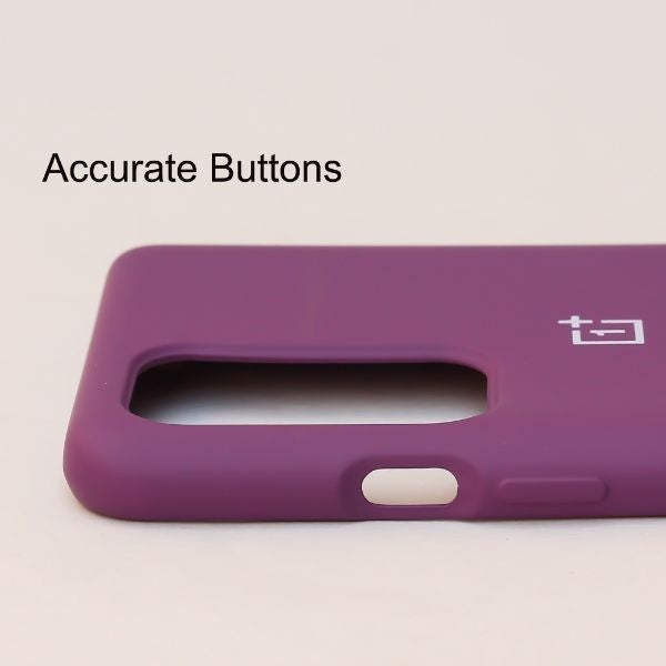 Dark Purple Original Silicone case for Oneplus 9R - The Hatke