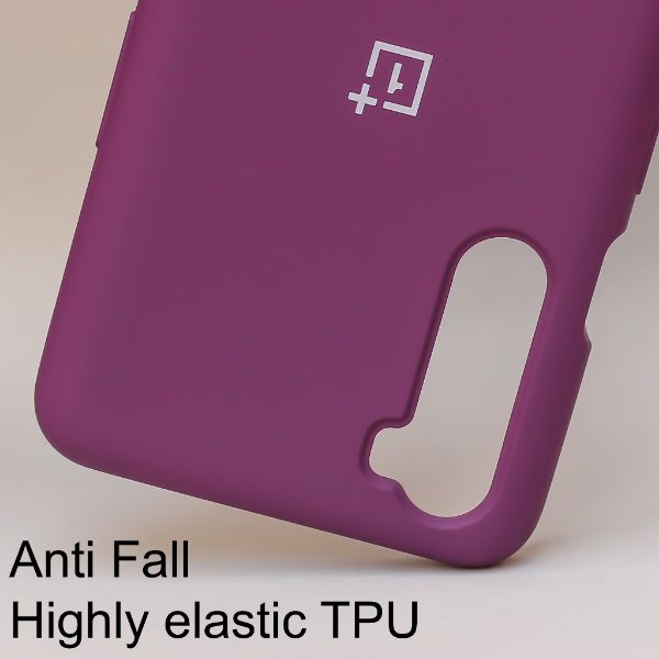 Dark Purple Original Silicone case for Oneplus Nord - The Hatke