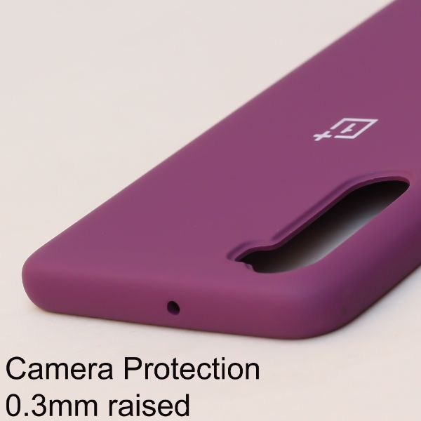 Dark Purple Original Silicone case for Oneplus Nord - The Hatke