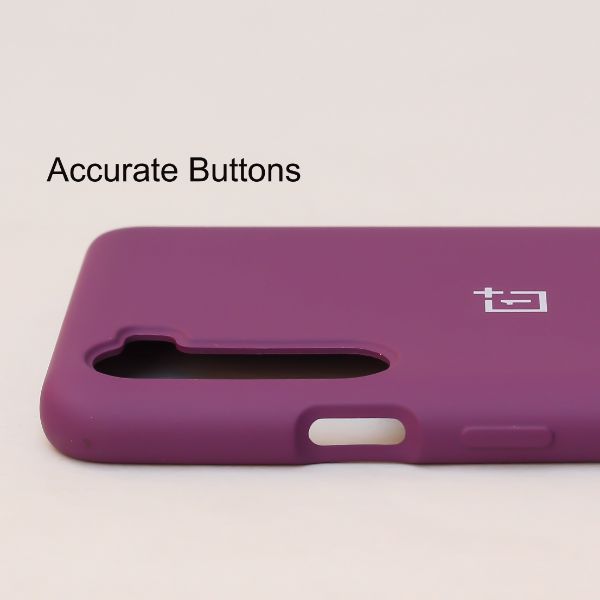Dark Purple Original Silicone case for Oneplus Nord - The Hatke