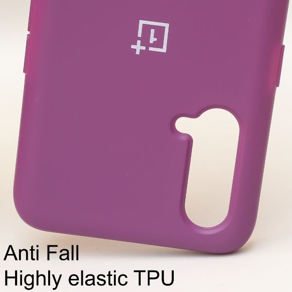 Dark Purple Original Silicone case for Oneplus Nord CE - The Hatke