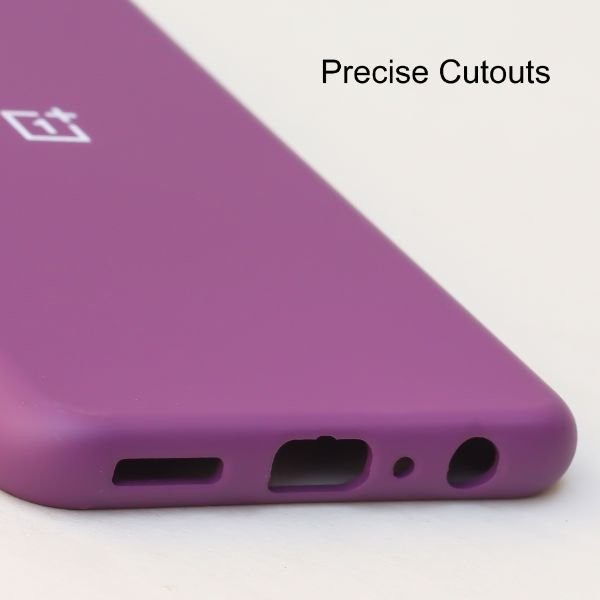 Dark Purple Original Silicone case for Oneplus Nord CE 2 - The Hatke