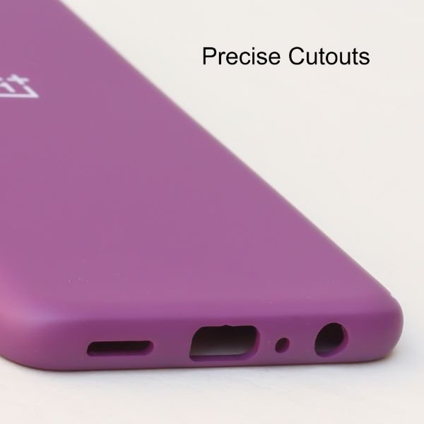 Dark Purple Original Silicone case for Oneplus Nord CE - The Hatke