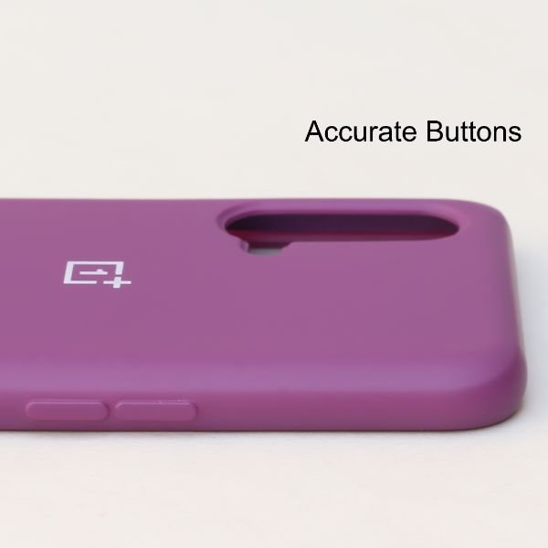 Dark Purple Original Silicone case for Oneplus Nord CE - The Hatke