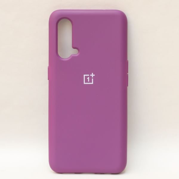 Dark Purple Original Silicone case for Oneplus Nord CE - The Hatke