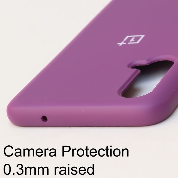 Dark Purple Original Silicone case for Oneplus Nord CE - The Hatke