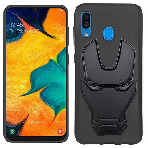 Superhero 2 Engraved Silicone Case For Samsung Galaxy A30