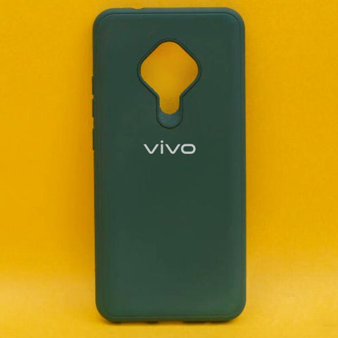 Dark Green Silicone Case for Vivo S1 Pro