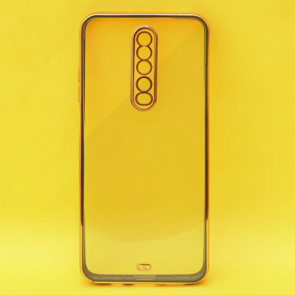 Green Electroplated Transparent Case for Poco X2 - The Hatke