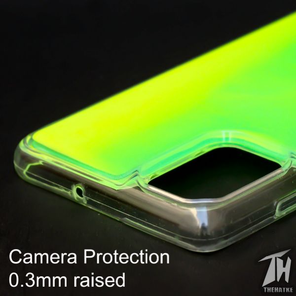 Green Glow in Dark Silicone Case for Samsung m31s - The Hatke