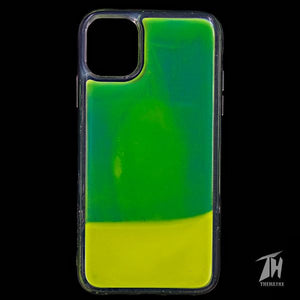 Green Glow in the dark case for Apple iphone 12 mini