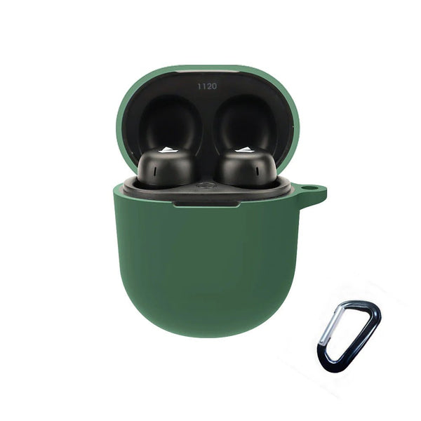 Green Silicone buds case for Boat 381 - The Hatke