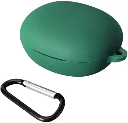 Green Silicone buds case for Realme Q - The Hatke