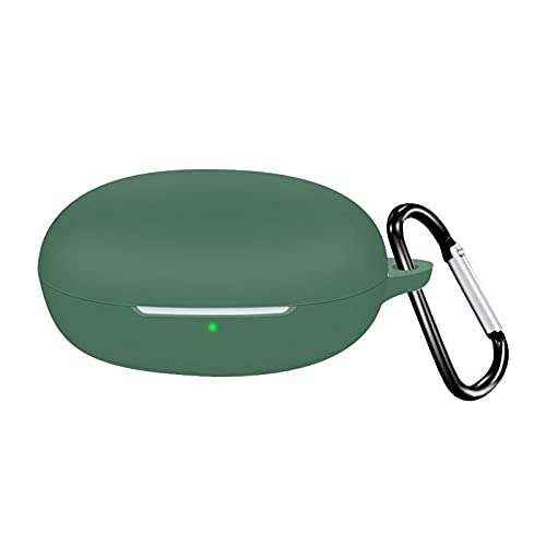Green Silicone buds case for Realme Q2 - The Hatke