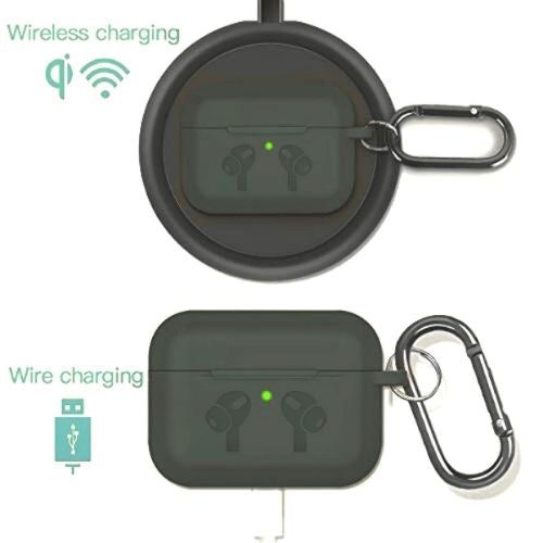 Green Silicone Case For Apple Airpods 3 - The Hatke
