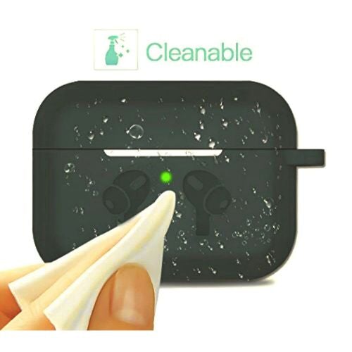 Green Silicone Case For Apple Airpods 3 - The Hatke