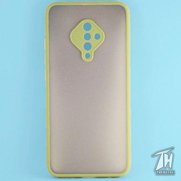 Green Smoke Camera Safe Silicone case for Vivo S1 pro - The Hatke