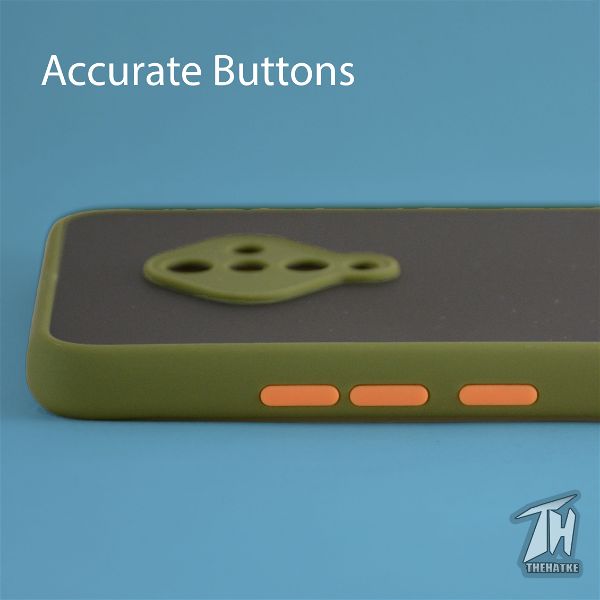 Green Smoke Camera Safe Silicone case for Vivo S1 pro - The Hatke