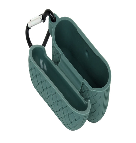Green Stylish Silicone Case For Apple Airpods 1/2 - The Hatke