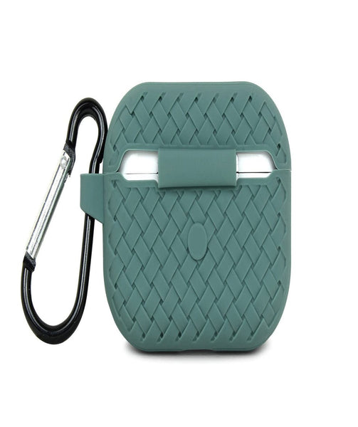 Green Stylish Silicone Case For Apple Airpods 1/2 - The Hatke