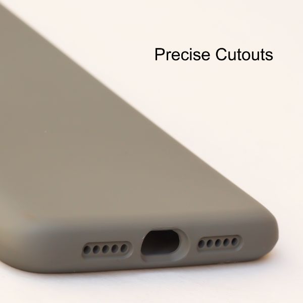 Grey Original Silicone case for Oneplus 6T - The Hatke