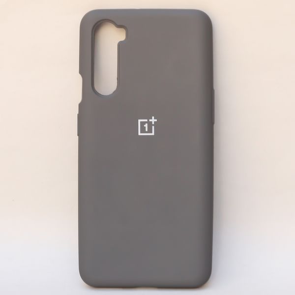 Grey Original Silicone case for Oneplus Nord - The Hatke