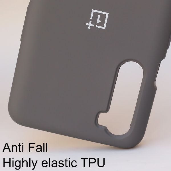 Grey Original Silicone case for Oneplus Nord - The Hatke