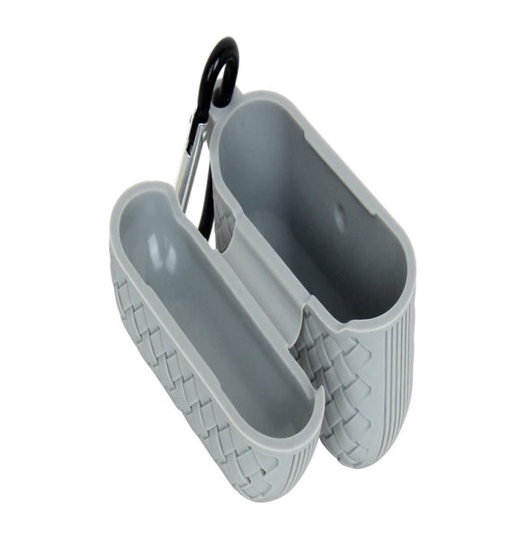 Grey Stylish Silicone Case For Apple Airpods 1/2 - The Hatke