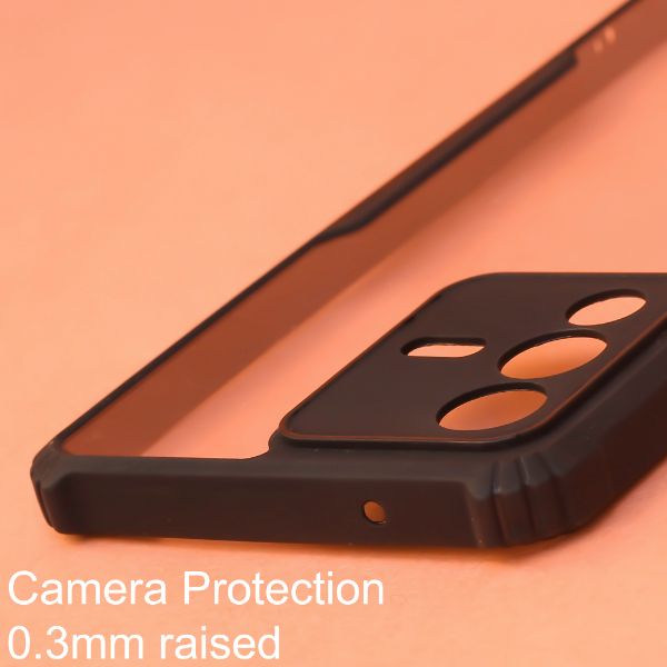 Hybrid Shockproof protective transparent Silicone Case for Vivo V23 - The Hatke