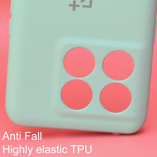 Light Blue Candy Silicone Case for Oneplus 10 Pro - The Hatke