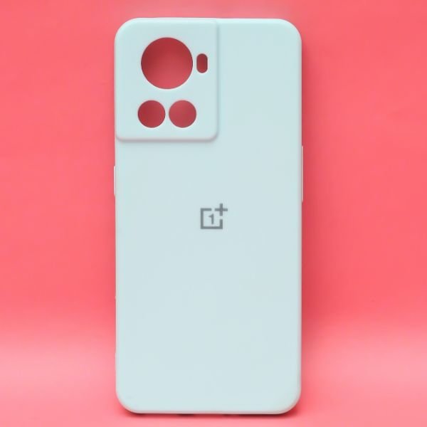 Light Blue Candy Silicone Case for Oneplus 10R - The Hatke