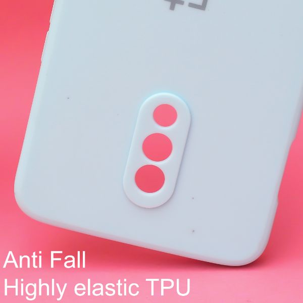 Light Blue Candy Silicone Case for Oneplus 6T - The Hatke