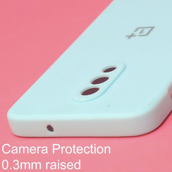 Light Blue Candy Silicone Case for Oneplus 6T - The Hatke