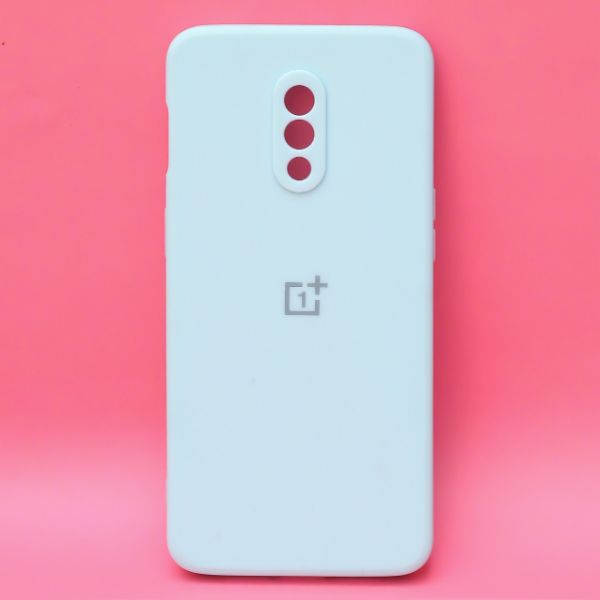 Light Blue Candy Silicone Case for Oneplus 6T - The Hatke