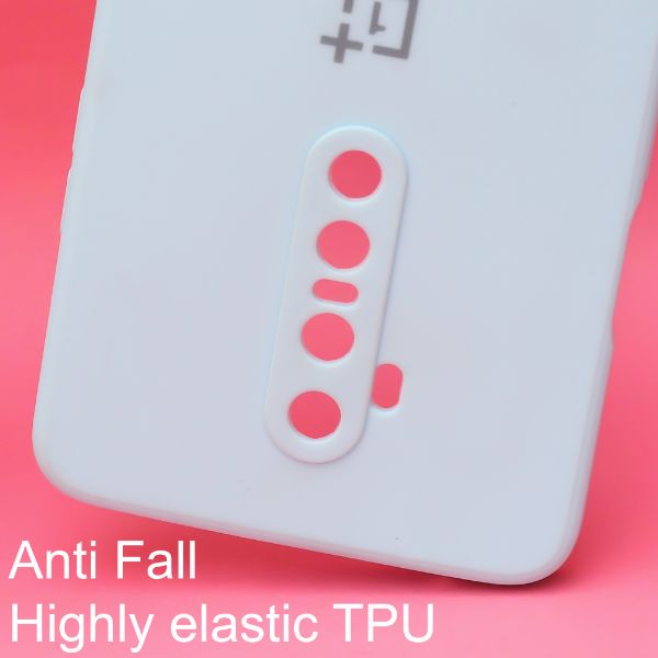 Light Blue Candy Silicone Case for Oneplus 7 Pro - The Hatke