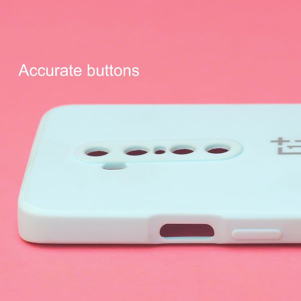 Light Blue Candy Silicone Case for Oneplus 7 Pro - The Hatke
