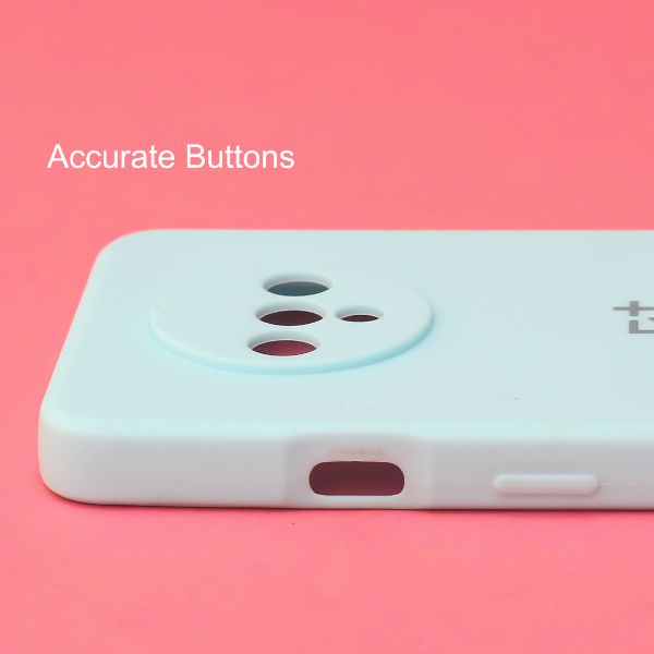 Light Blue Candy Silicone Case for Oneplus 7T - The Hatke