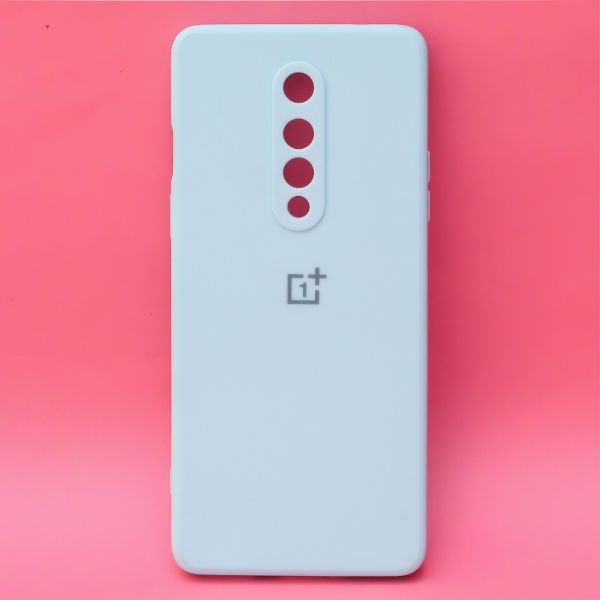 Light Blue Candy Silicone Case for Oneplus 8 - The Hatke
