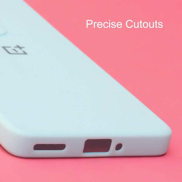 Light Blue Candy Silicone Case for Oneplus 8 - The Hatke