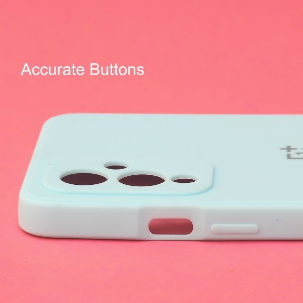Light Blue Candy Silicone Case for Oneplus 9 - The Hatke