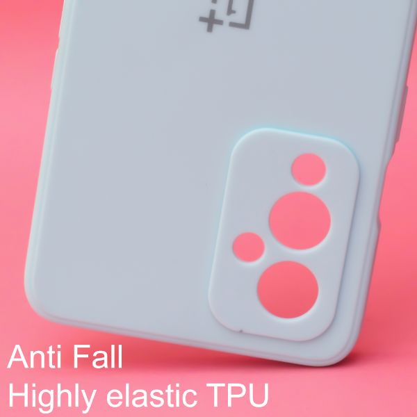 Light Blue Candy Silicone Case for Oneplus 9 - The Hatke