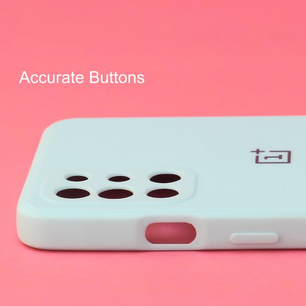 Light Blue Candy Silicone Case for Oneplus 9R - The Hatke